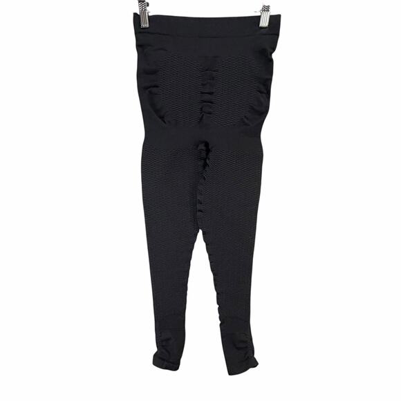 CzSalus Anti Cellulite Leggings Womens XL Black Slimming Shaping Micromassage - Picture 5 of 14